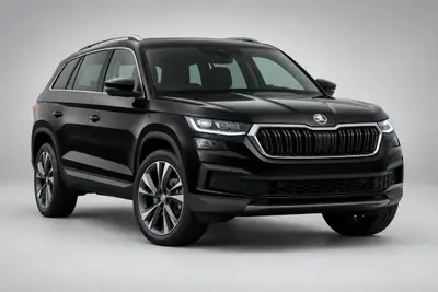 Black Skoda Kodiaq SUV for Prague airport transfers